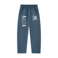 Unisex Tapered Straight Hem Sweatpants