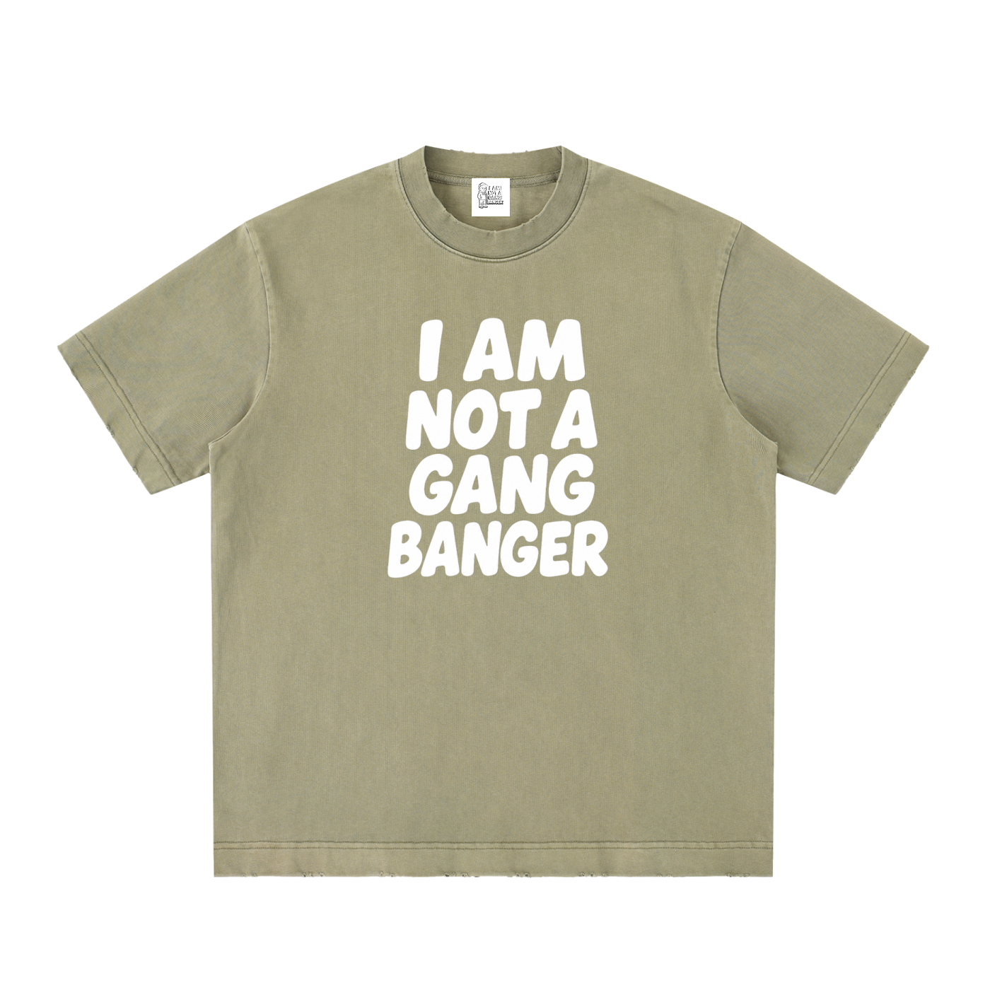 Heavyweight Vintage Washed Frayed T-Shirt