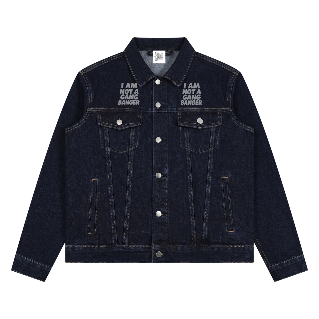 Unisex Vintage Wash Denim Jacket