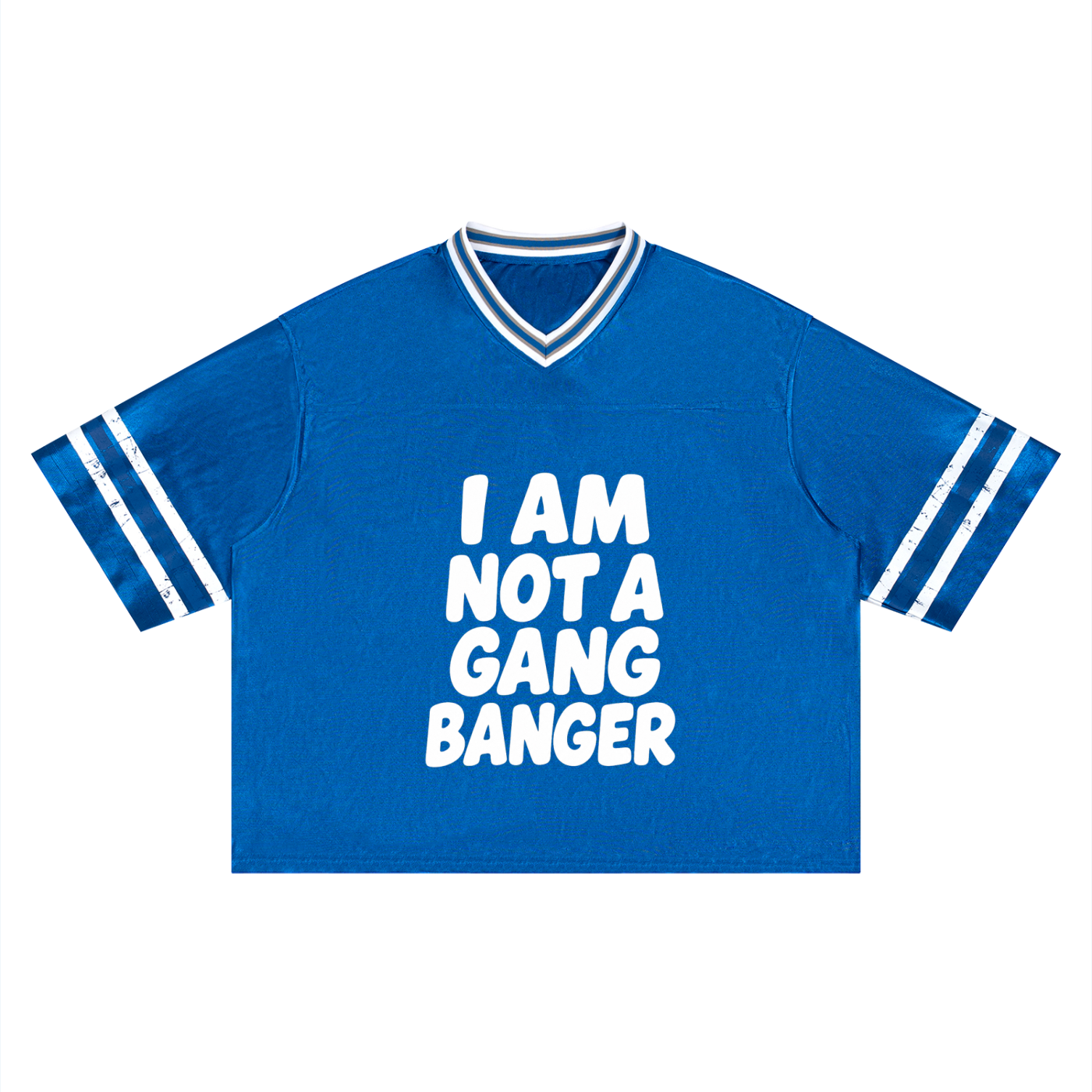 Unisex Boxy Striped Soccer Jersey