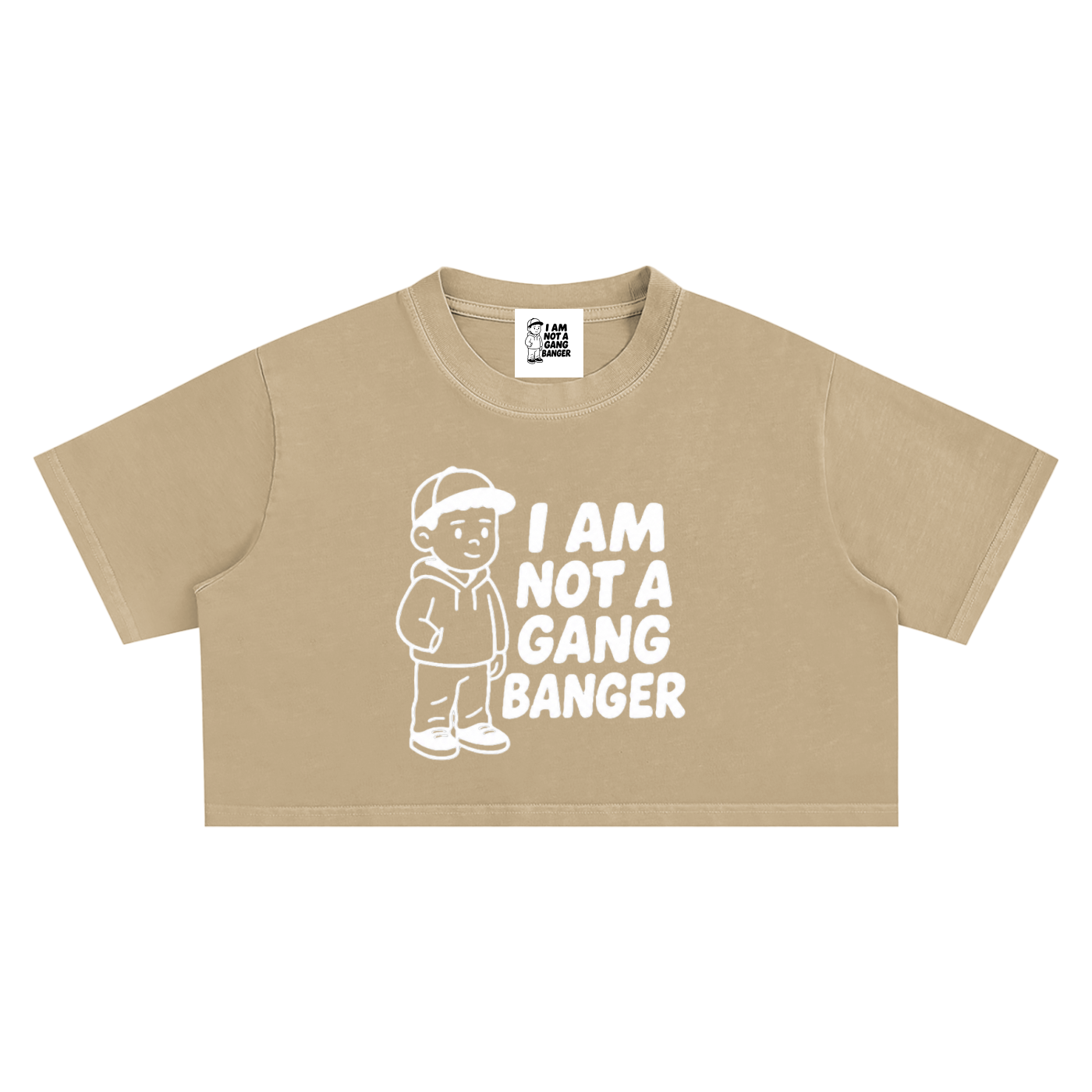 Women's Snow Washed Crop Top