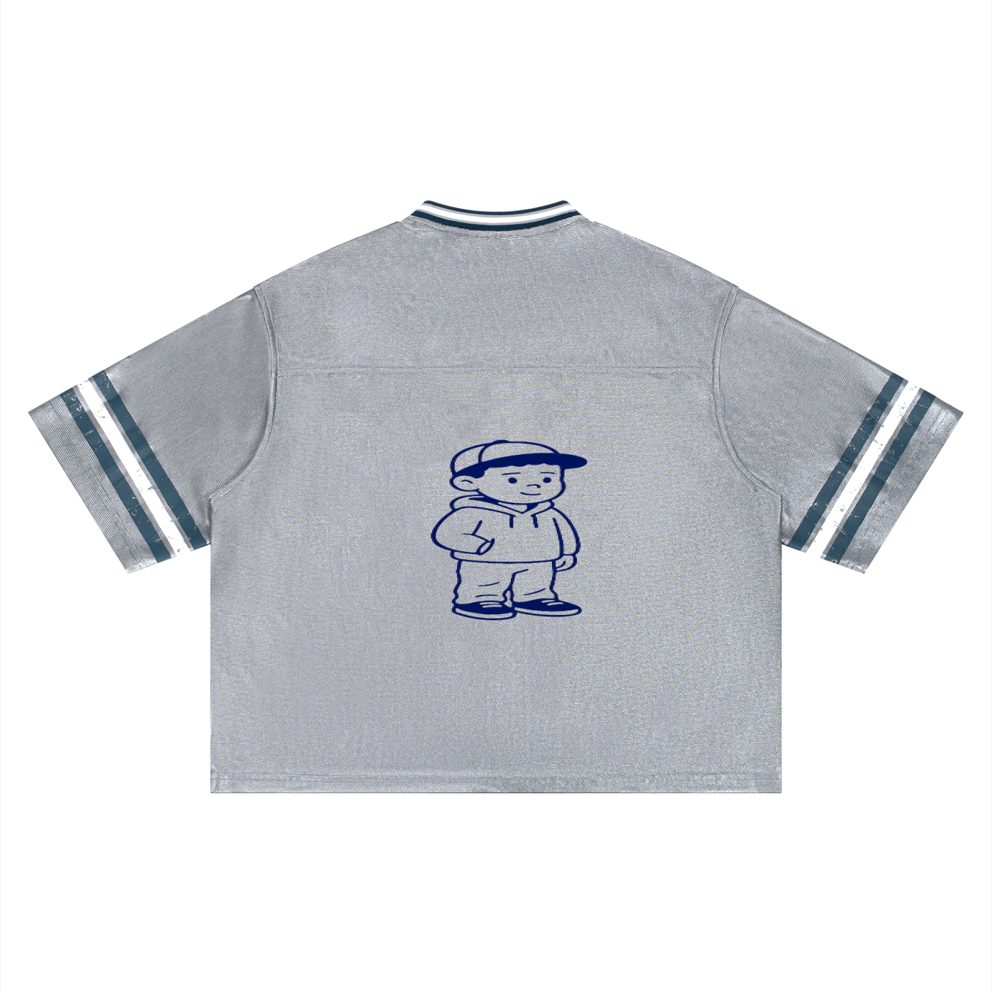 Unisex Boxy Striped Soccer Jersey