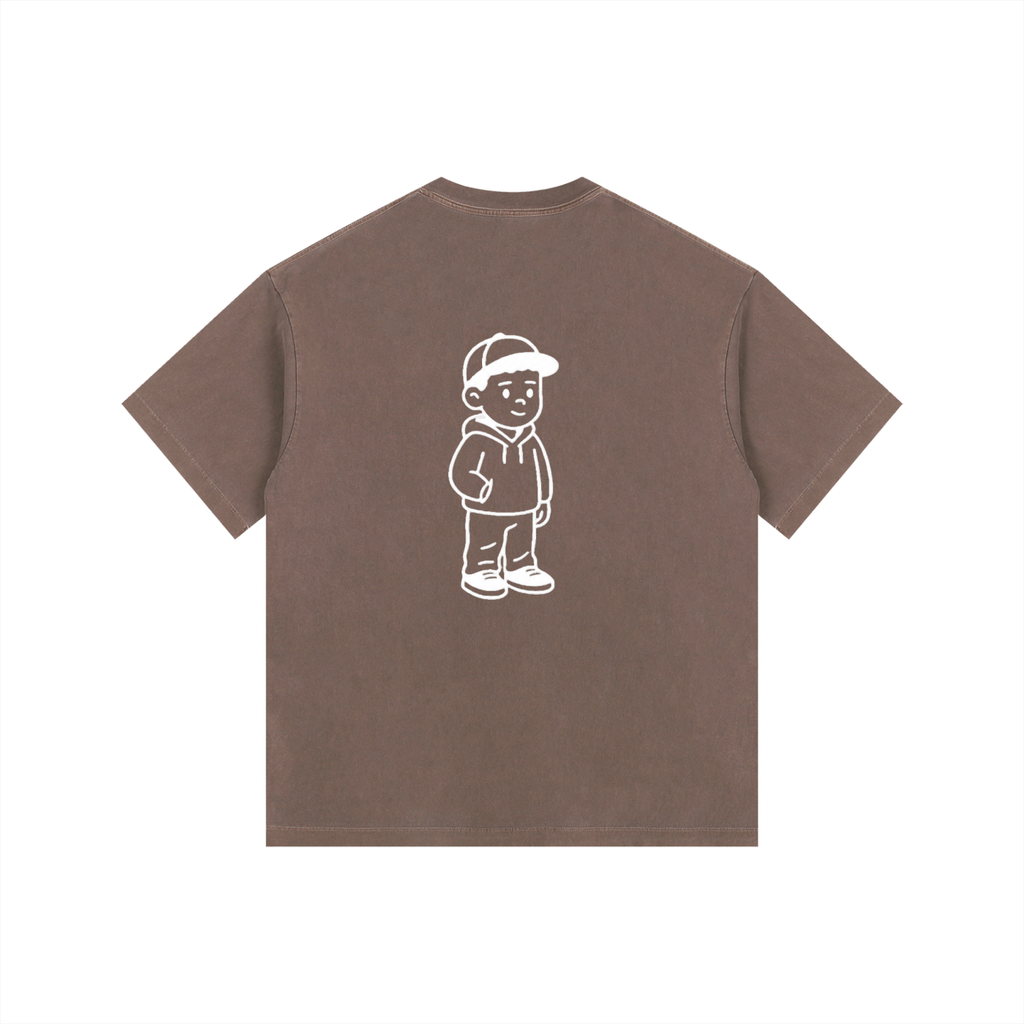 Vintage Washed Oversized Cotton T-Shirt