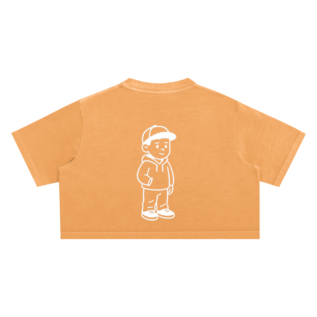 Snow Washed Crop Top