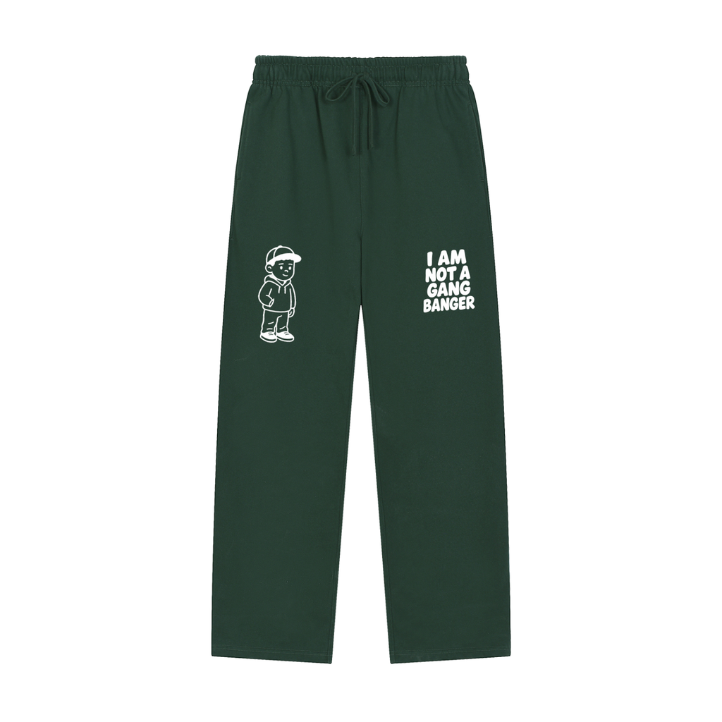 Snow Washed Raw Edge Sweatpants