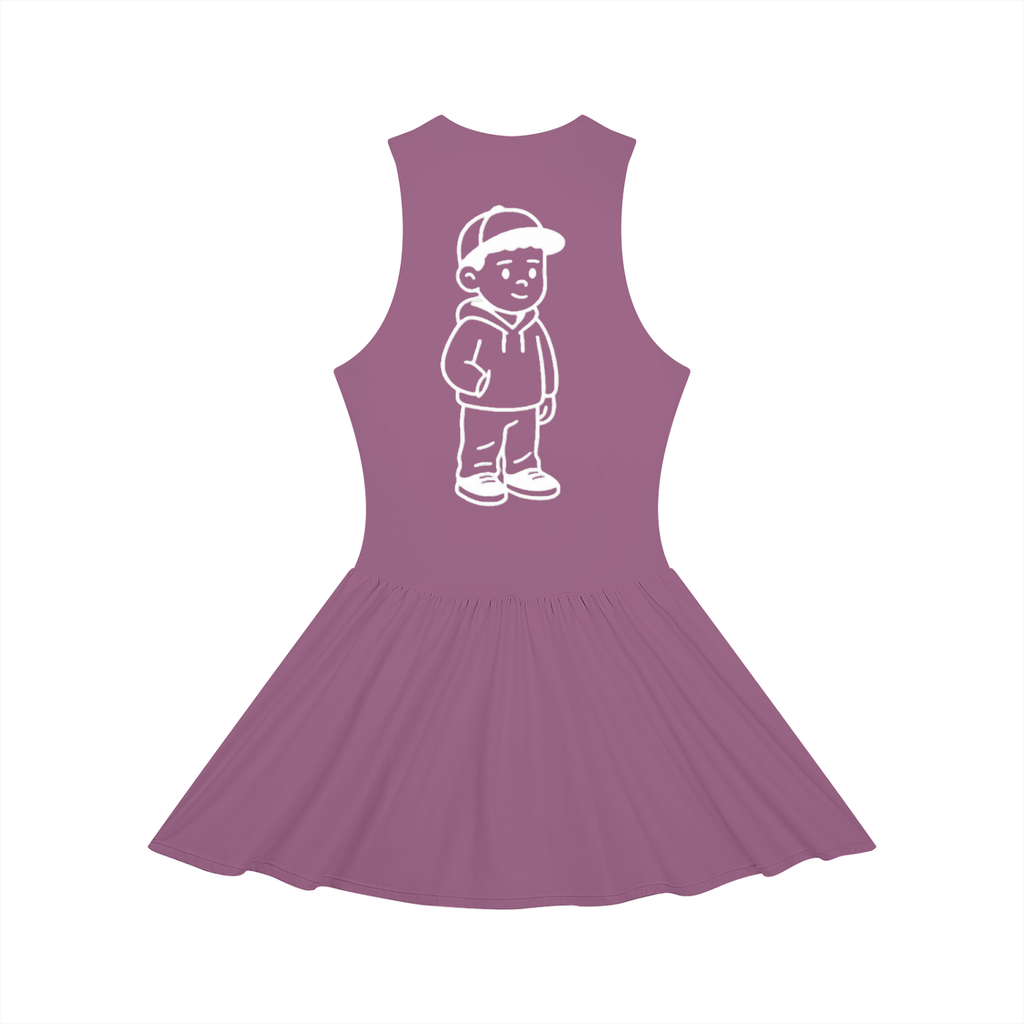 Women’s Ruched Sleeveless Full-Zip Dress