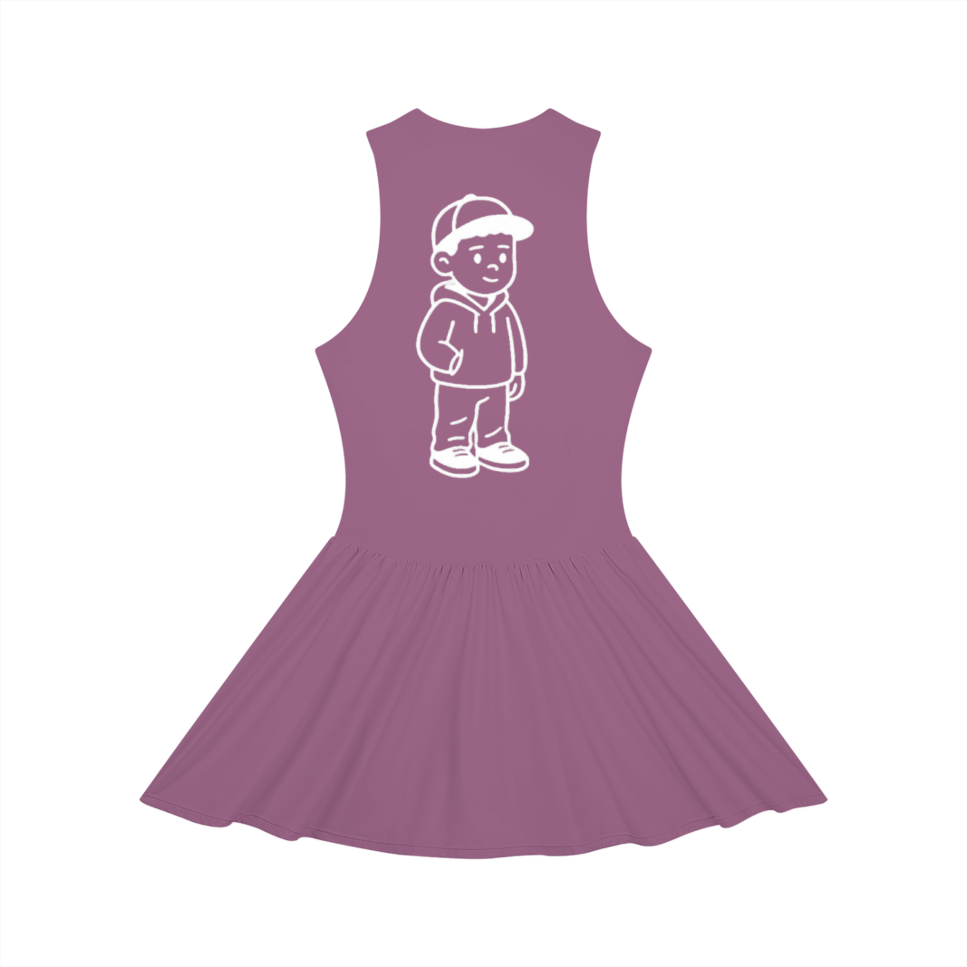 Women’s Ruched Sleeveless Full-Zip Dress