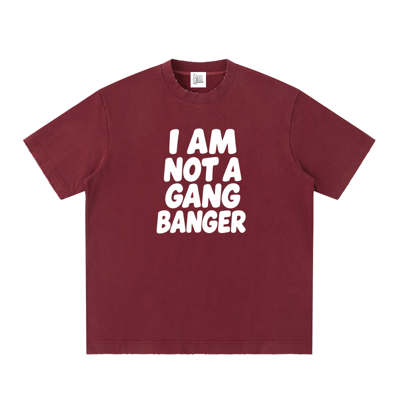 Heavyweight Vintage Washed Frayed T-Shirt
