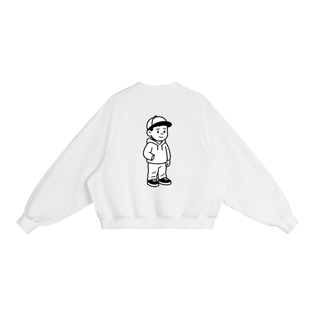Essential Heavyweight Dolman Sleeve Boxy Sweatshirt