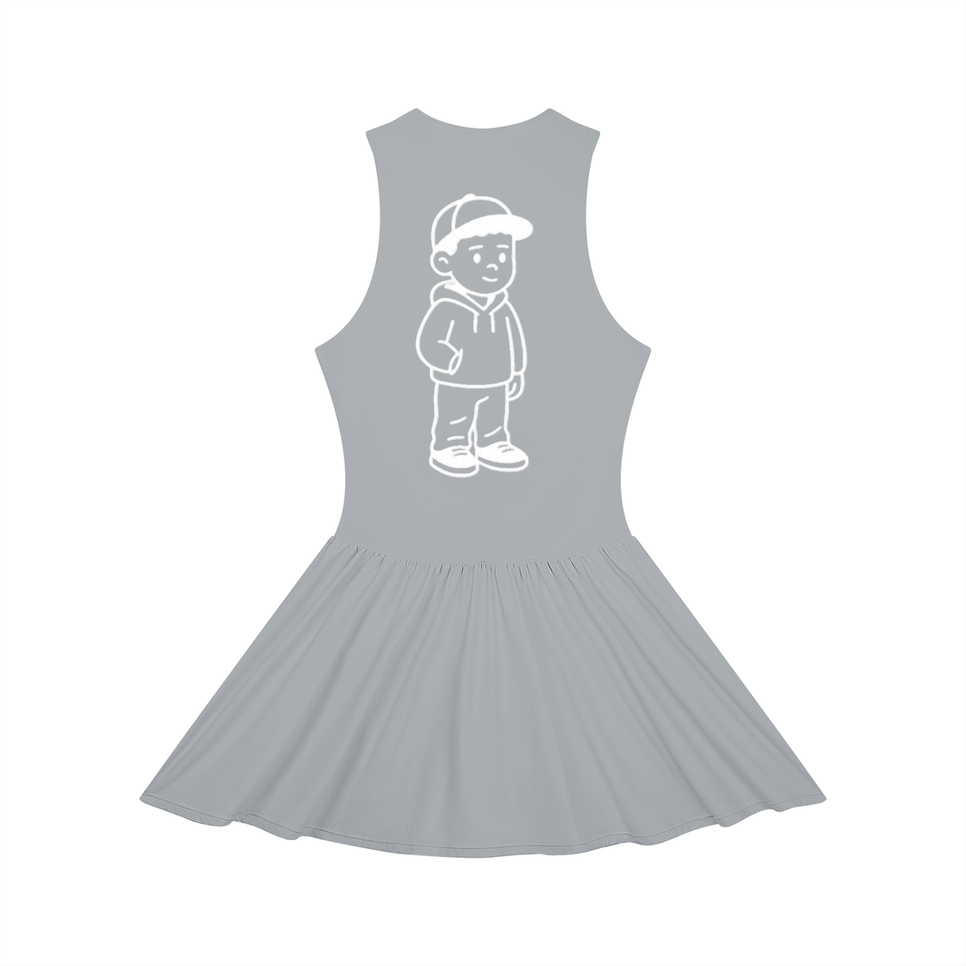 Women’s Ruched Sleeveless Full-Zip Dress