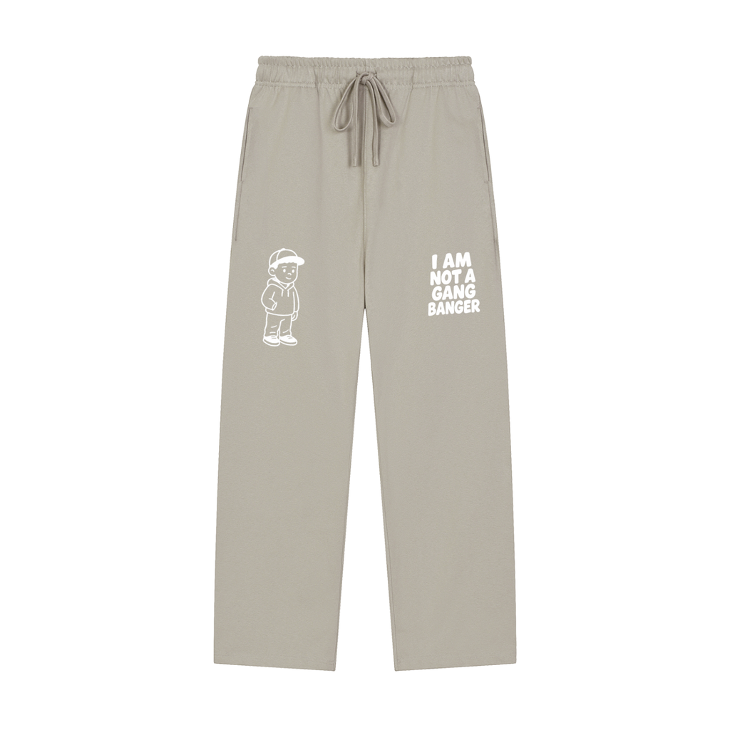 Snow Washed Raw Edge Sweatpants