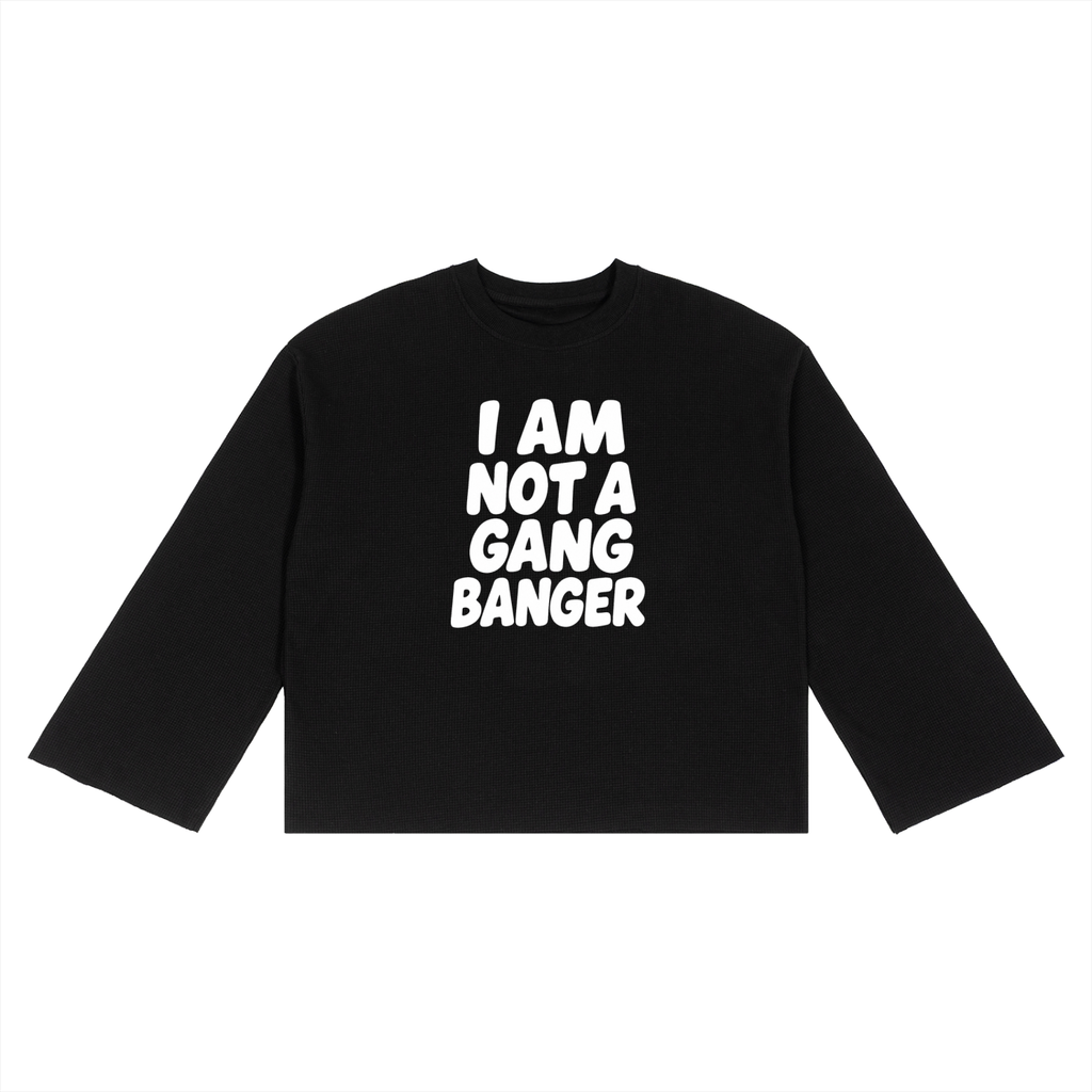 Unisex Waffle Raw Edge T-Shirt