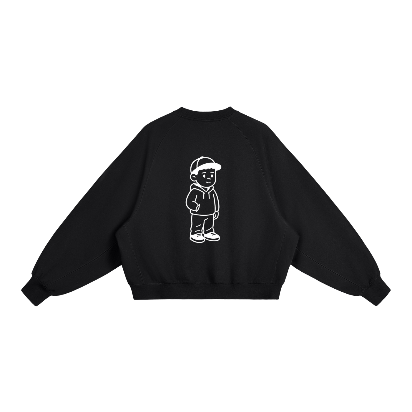 Essential Heavyweight Dolman Sleeve Boxy Sweatshirt