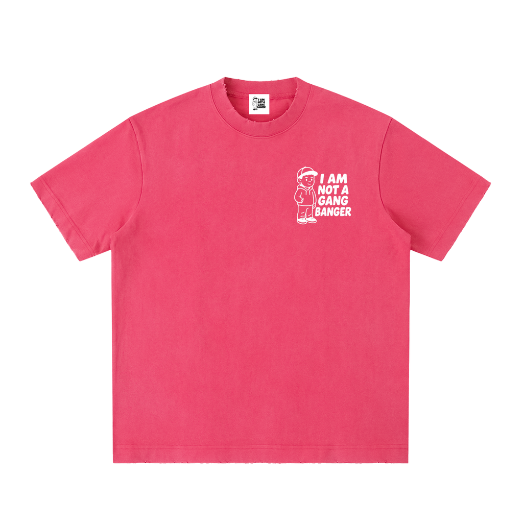 Heavyweight Vintage Washed Frayed T-Shirt