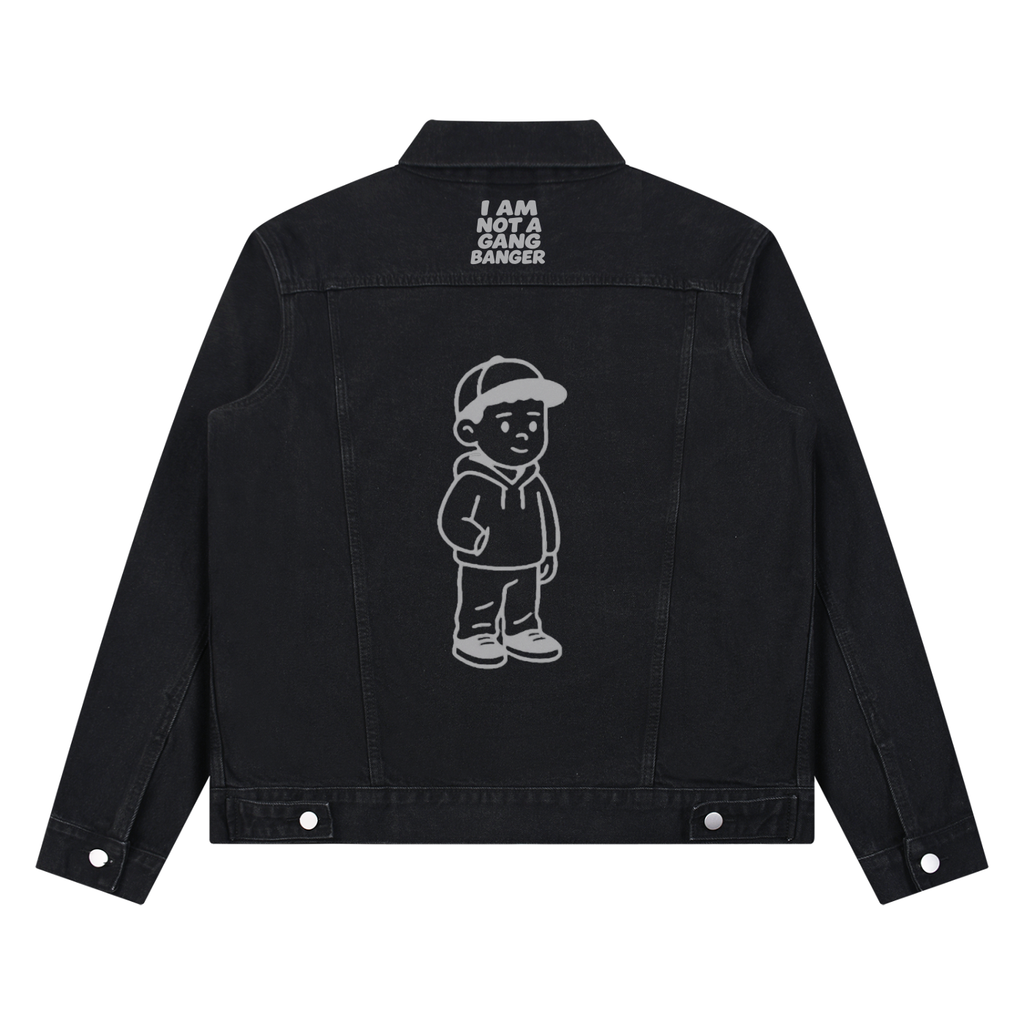 Unisex Vintage Wash Denim Jacket