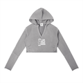 Vintage Washed Raw Edge Hoodie