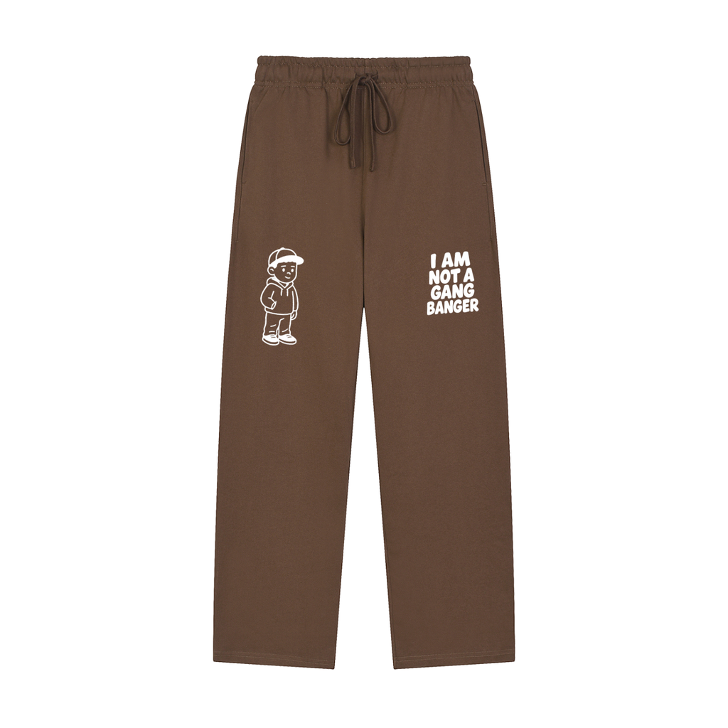 Snow Washed Raw Edge Sweatpants