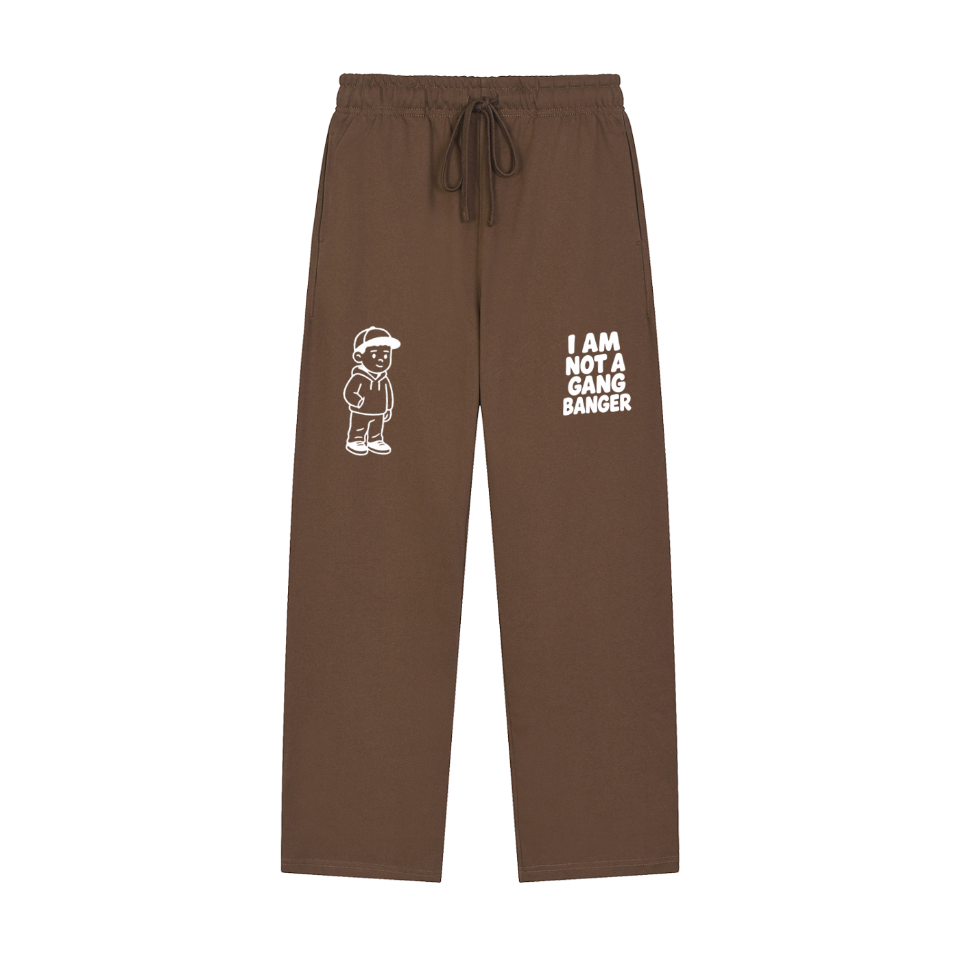 Snow Washed Raw Edge Sweatpants