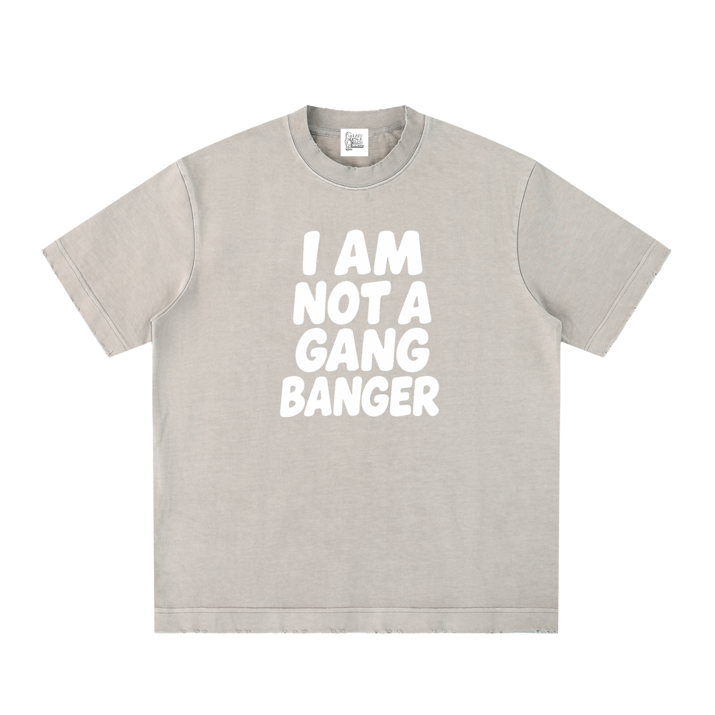Heavyweight Vintage Washed Frayed T-Shirt