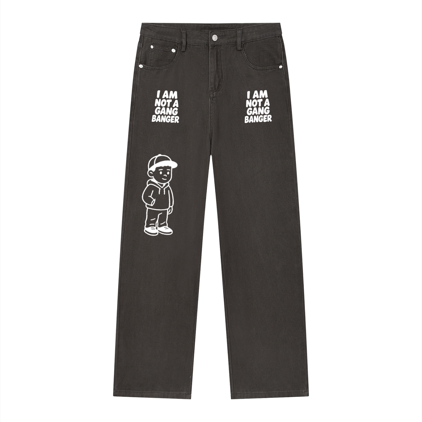 Men’s Vintage Wash Straight Leg Jeans
