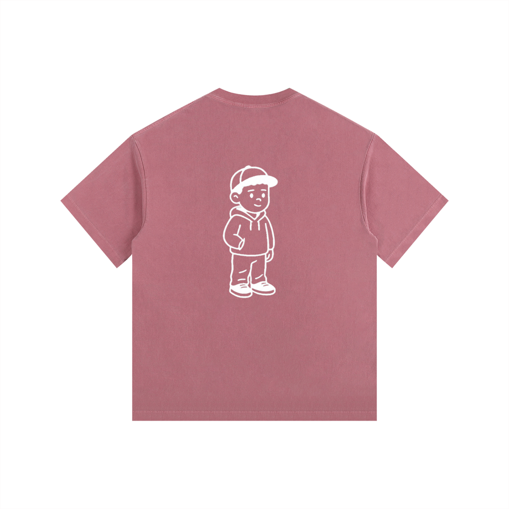 Vintage Washed Oversized Cotton T-Shirt