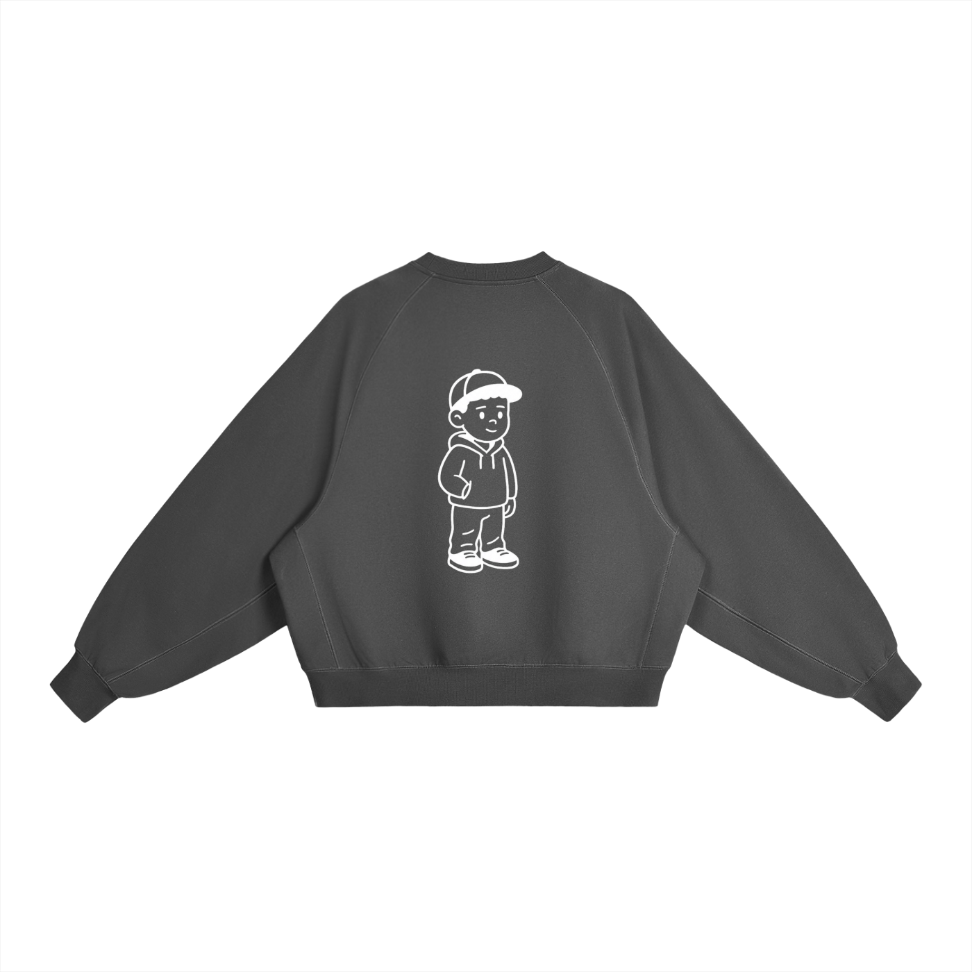 Essential Heavyweight Dolman Sleeve Boxy Sweatshirt