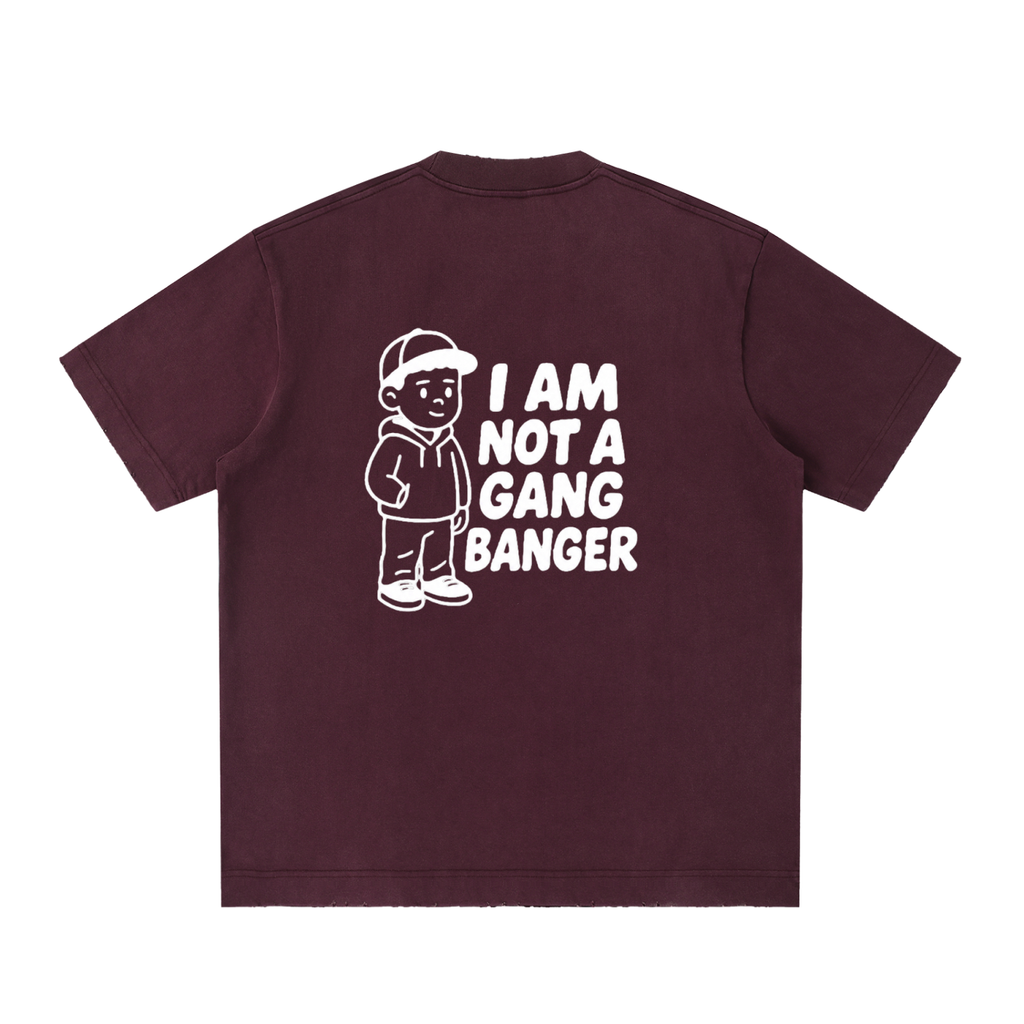 Heavyweight Vintage Washed Frayed T-Shirt