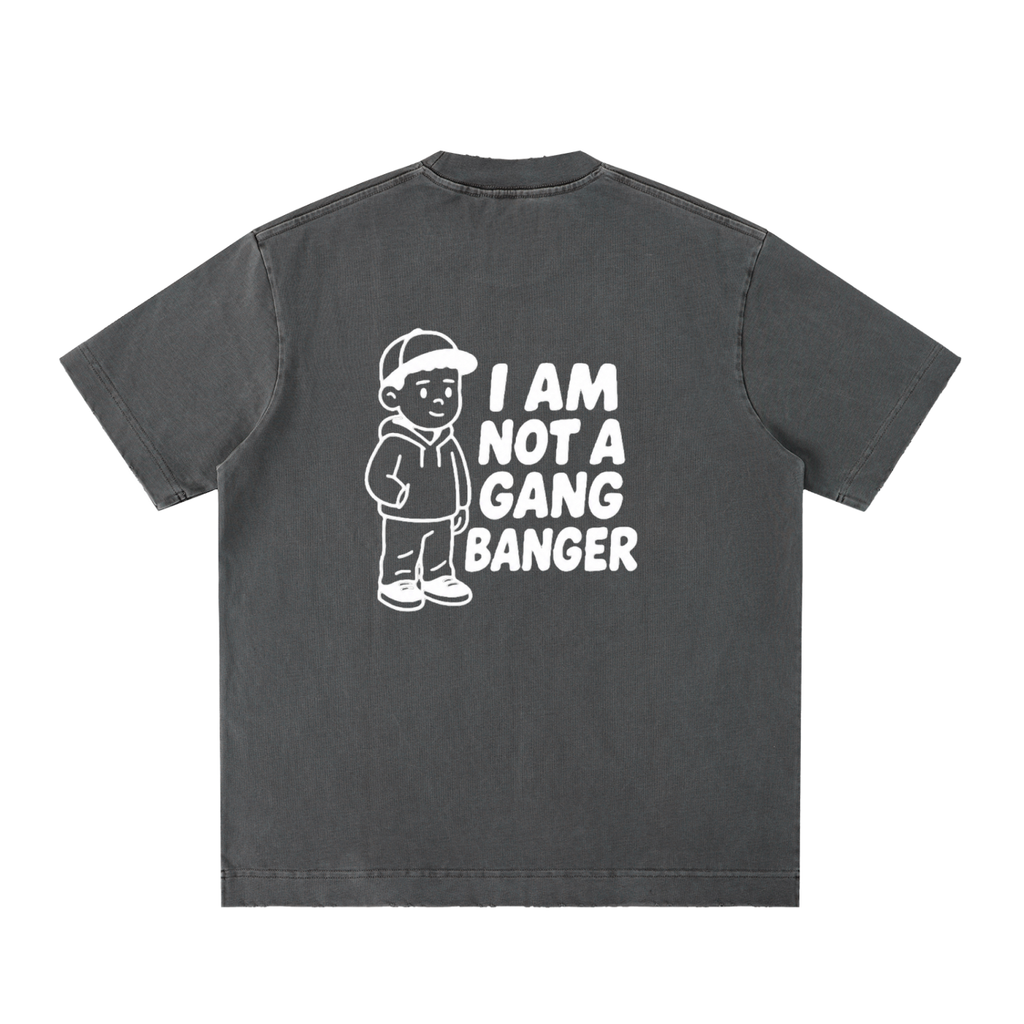 Heavyweight Vintage Washed Frayed T-Shirt