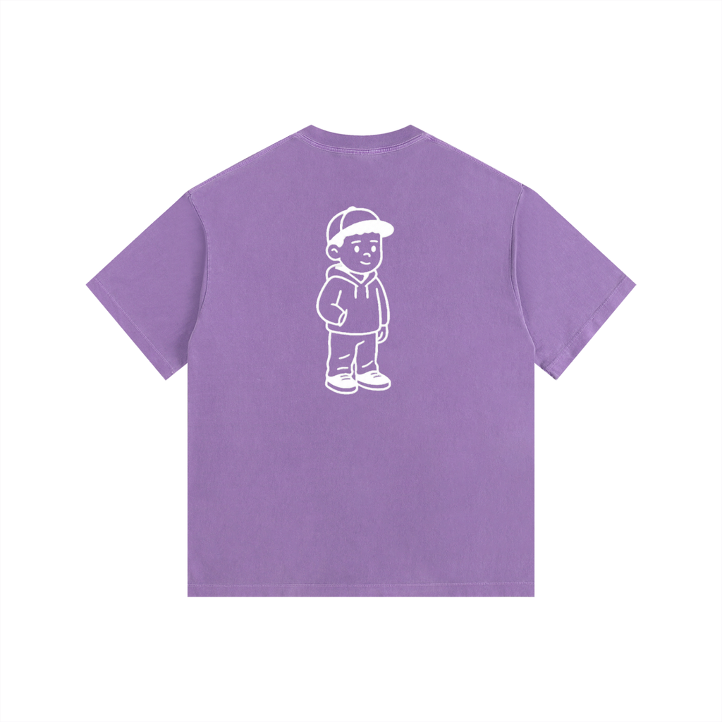 Vintage Washed Oversized Cotton T-Shirt