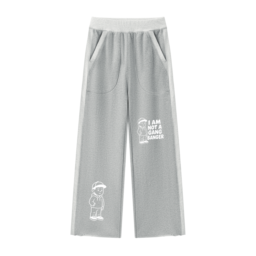 Women's Color Block Raw Hem Sweatpants