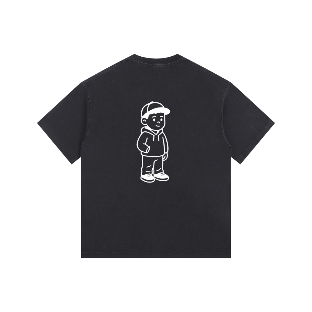 Vintage Washed Oversized Cotton T-Shirt