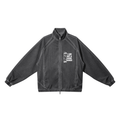 Unisex Vintage Wash Full Zip Mesh Jacket