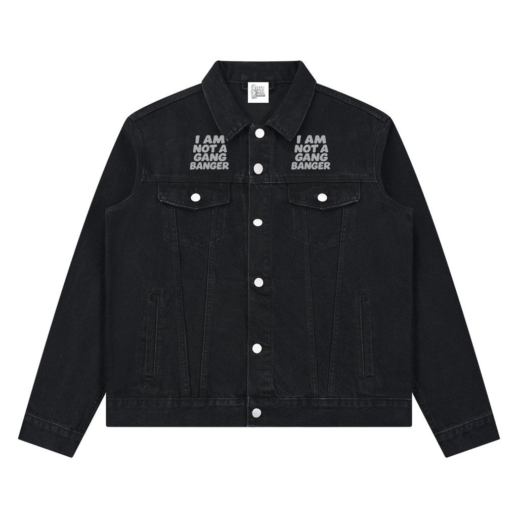 Unisex Vintage Wash Denim Jacket