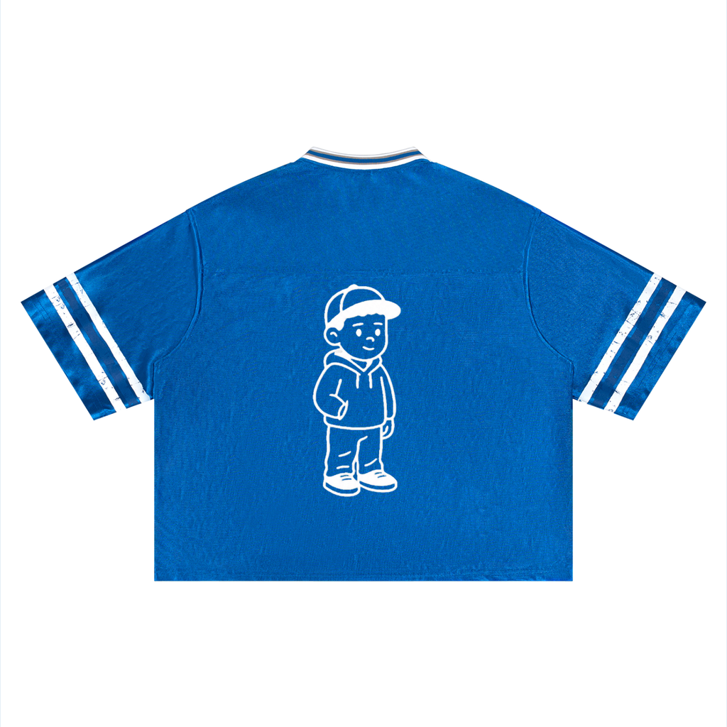 Unisex Boxy Striped Soccer Jersey