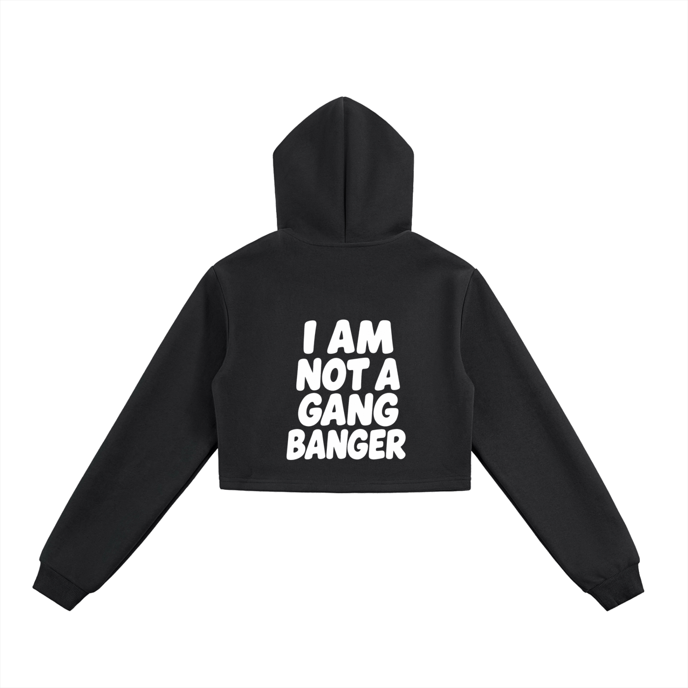 Essential Cropped Zip-Up Hoodie