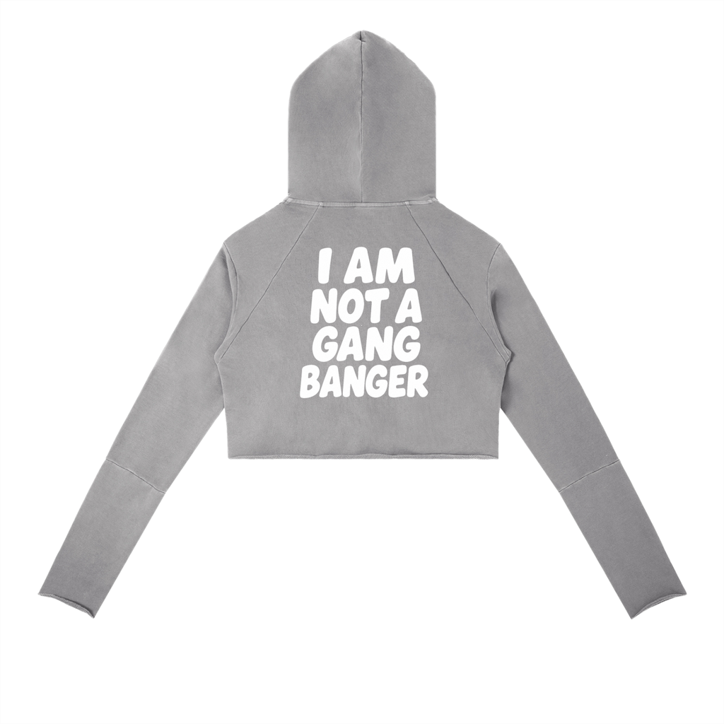Vintage Washed Raw Edge Hoodie