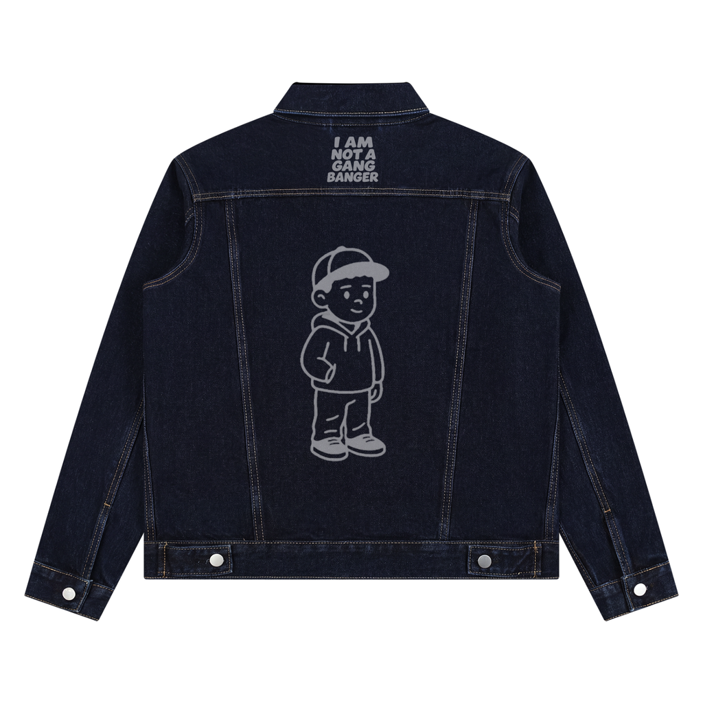 Unisex Vintage Wash Denim Jacket