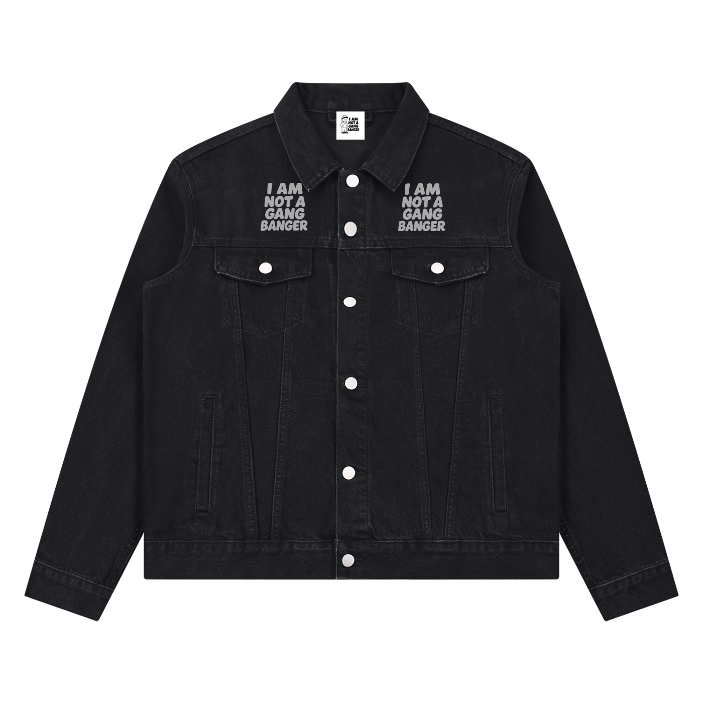 Unisex Vintage Wash Denim Jacket