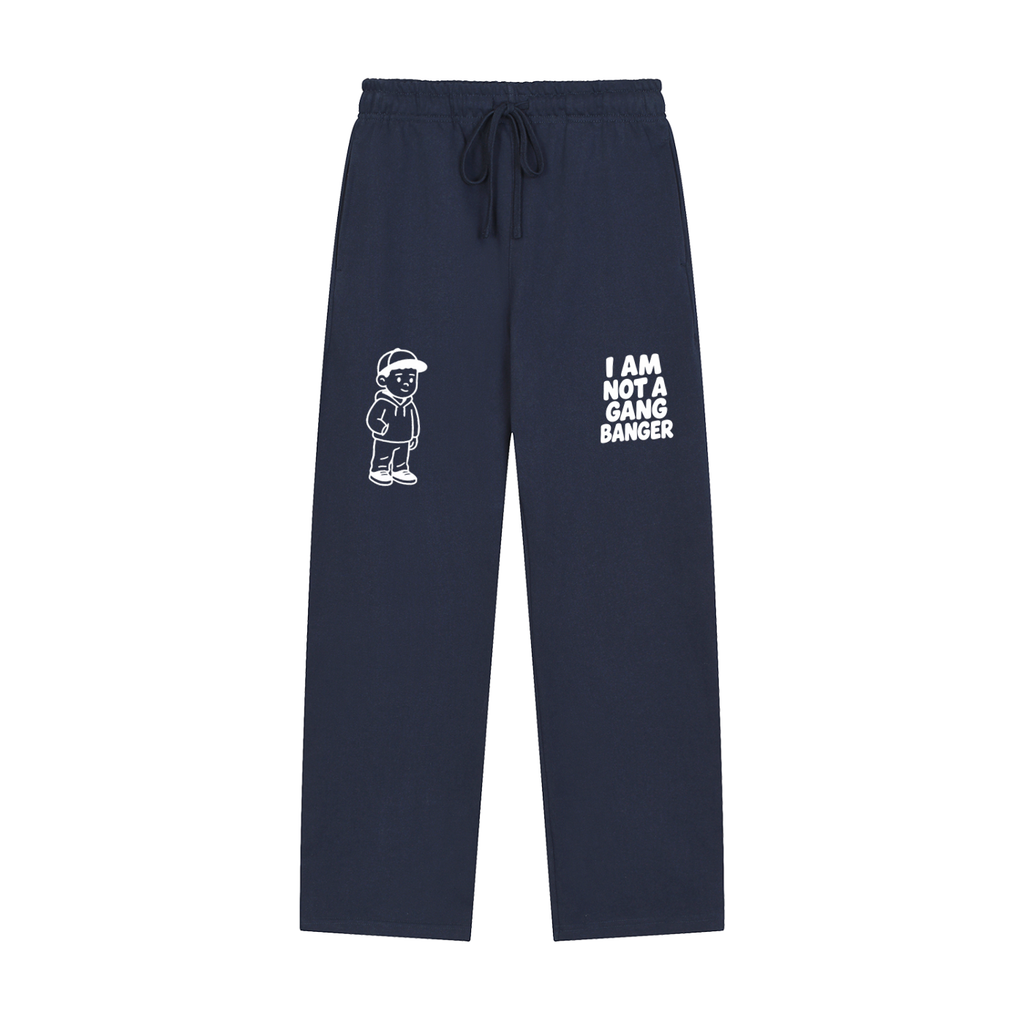 Snow Washed Raw Edge Sweatpants