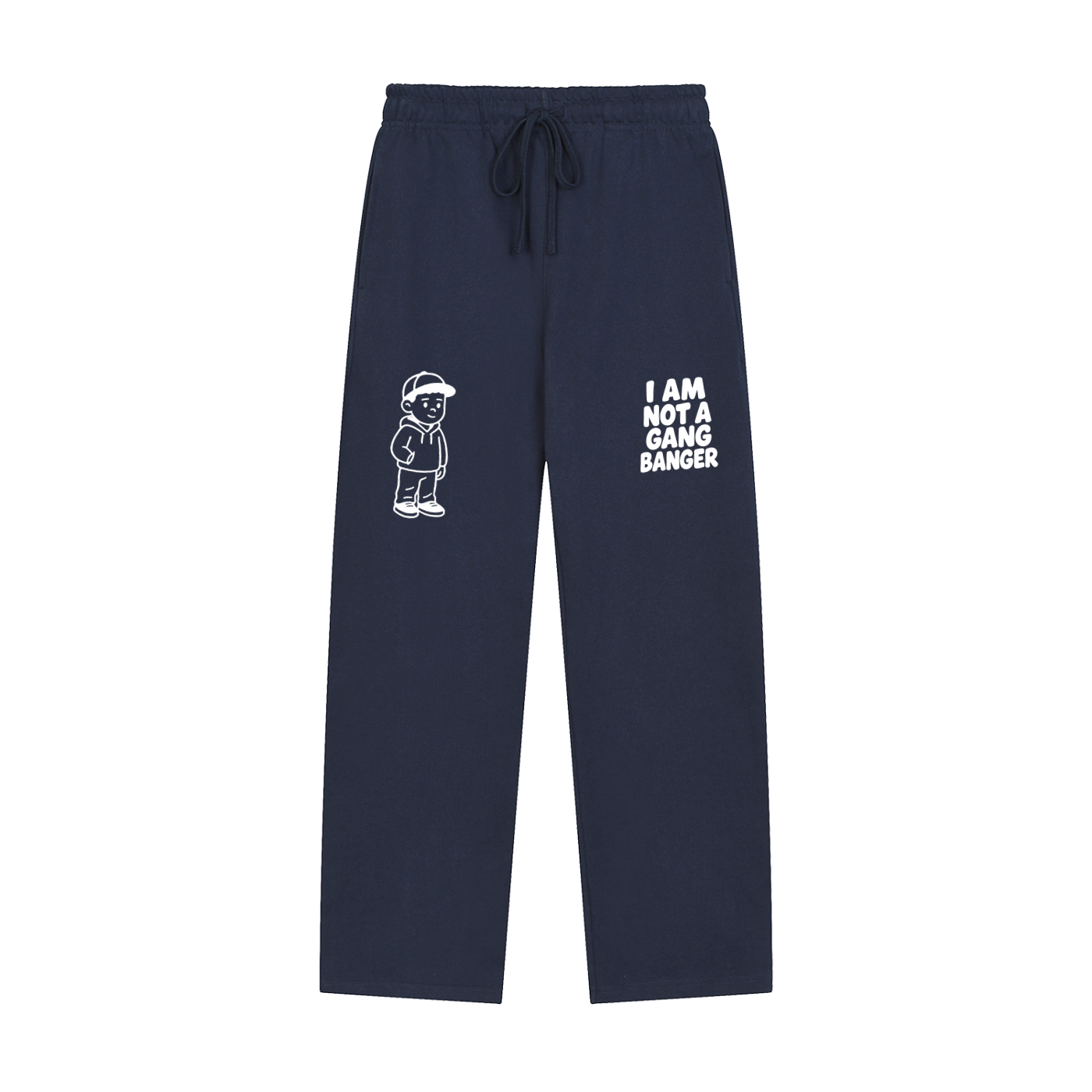 Snow Washed Raw Edge Sweatpants