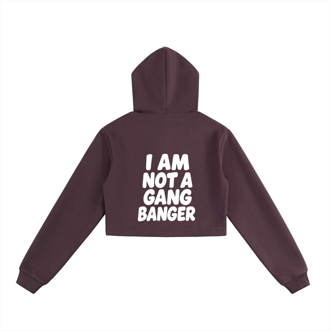 Essential Cropped Zip-Up Hoodie