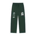 Solid Color Straight-Leg Sweatpants