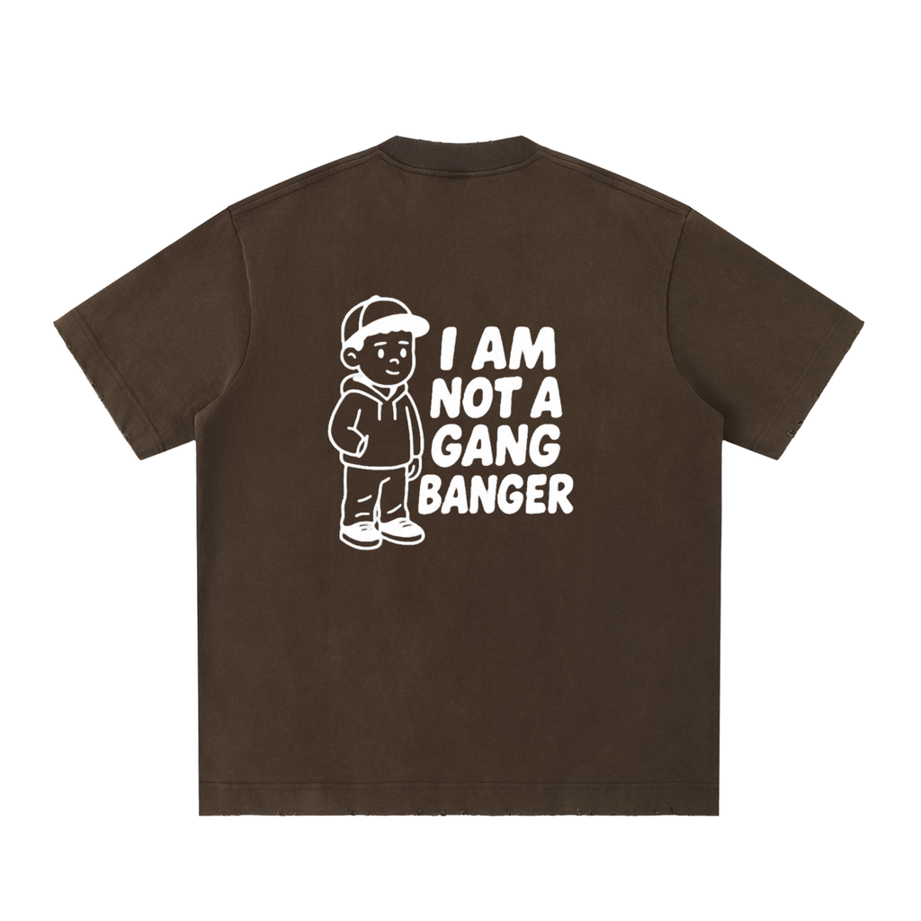 Heavyweight Vintage Washed Frayed T-Shirt