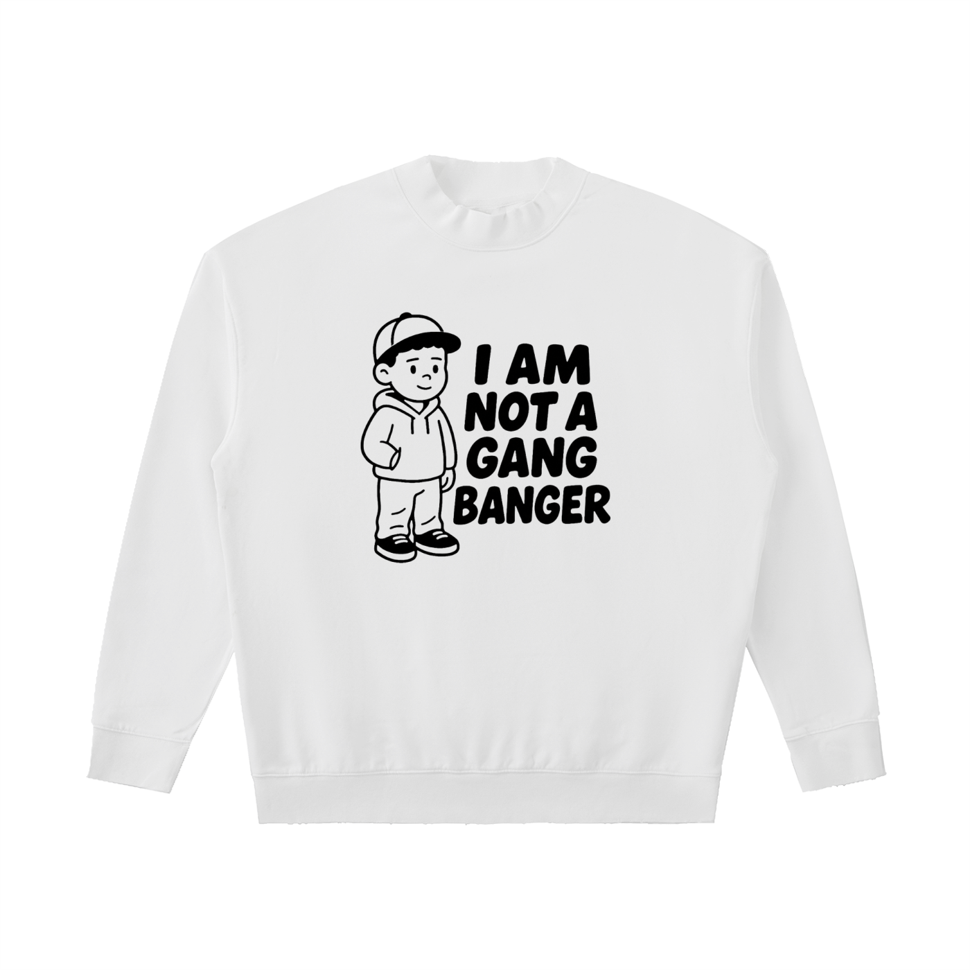 Unisex Drop Shoulder Crewneck Sweatshirt