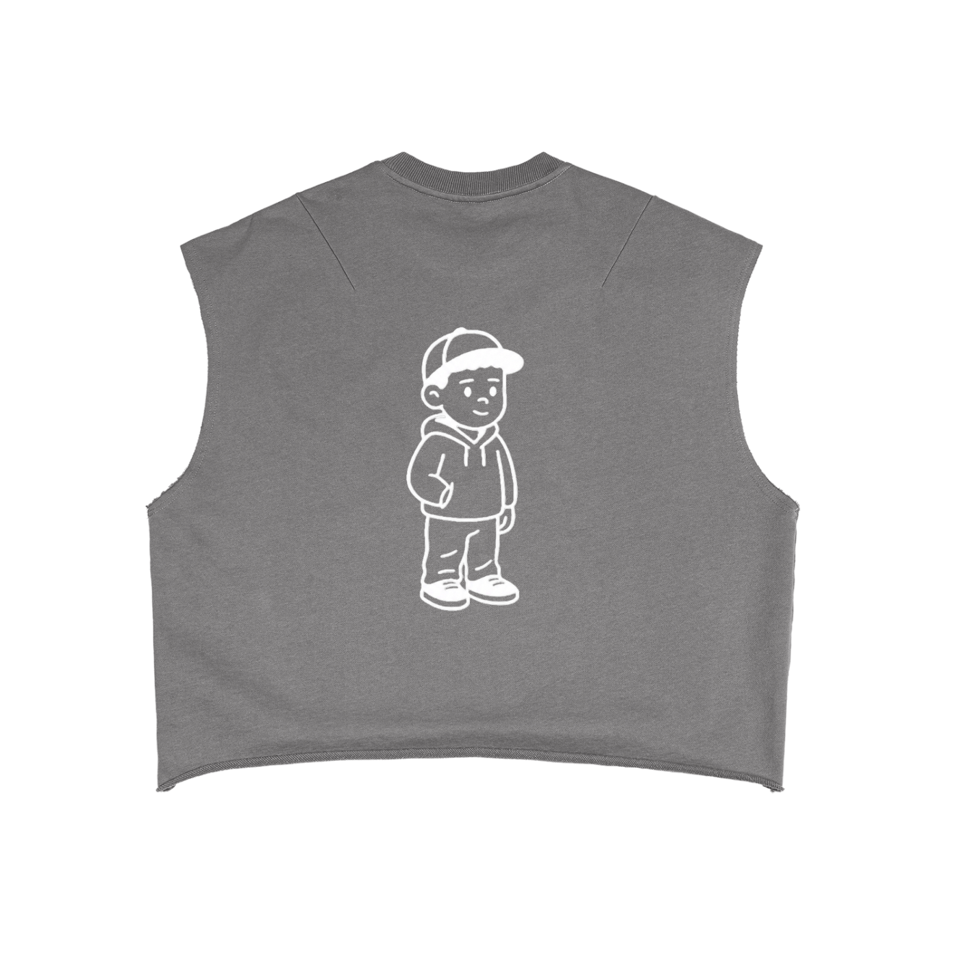 French Terry Boxy Tank Top