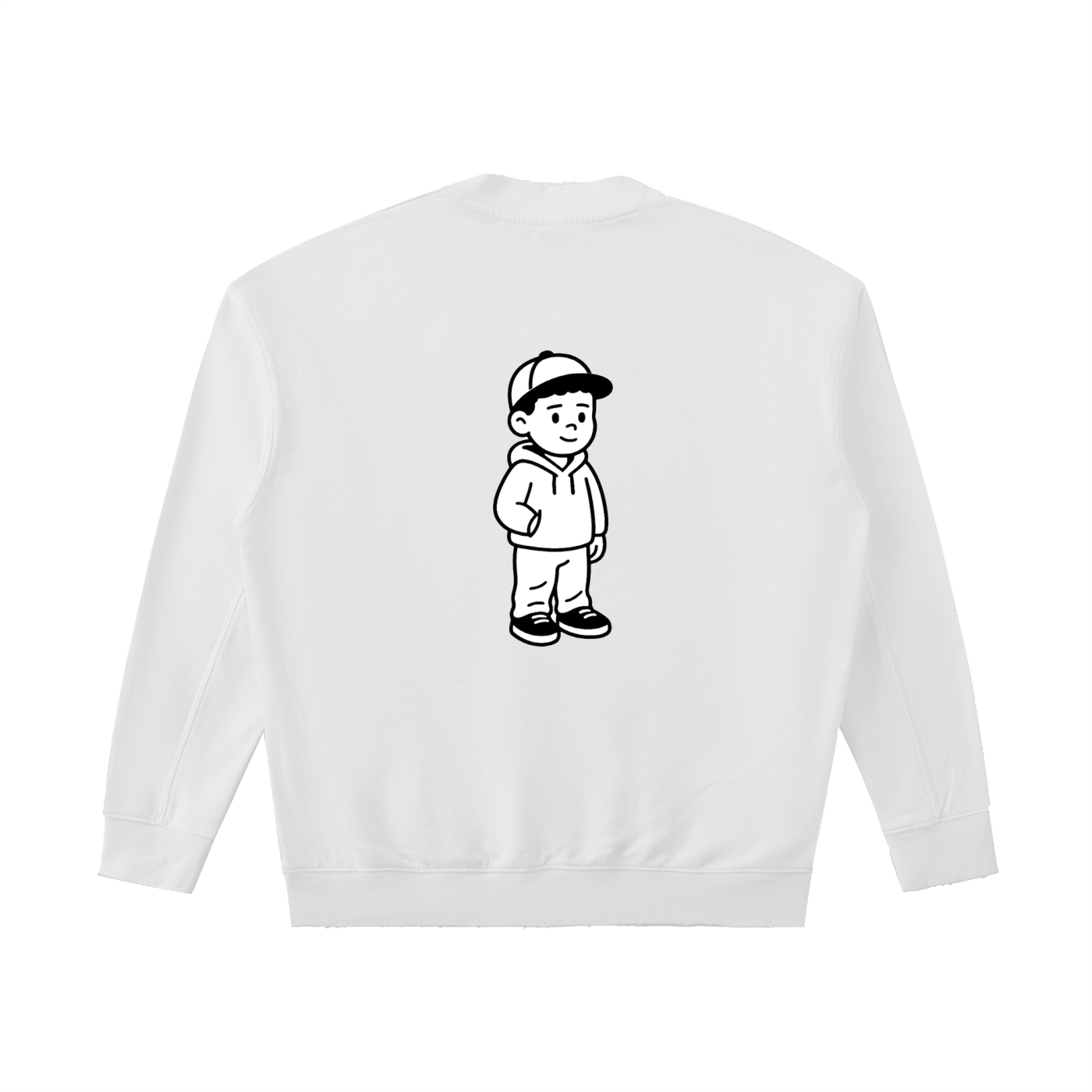 Unisex Drop Shoulder Crewneck Sweatshirt
