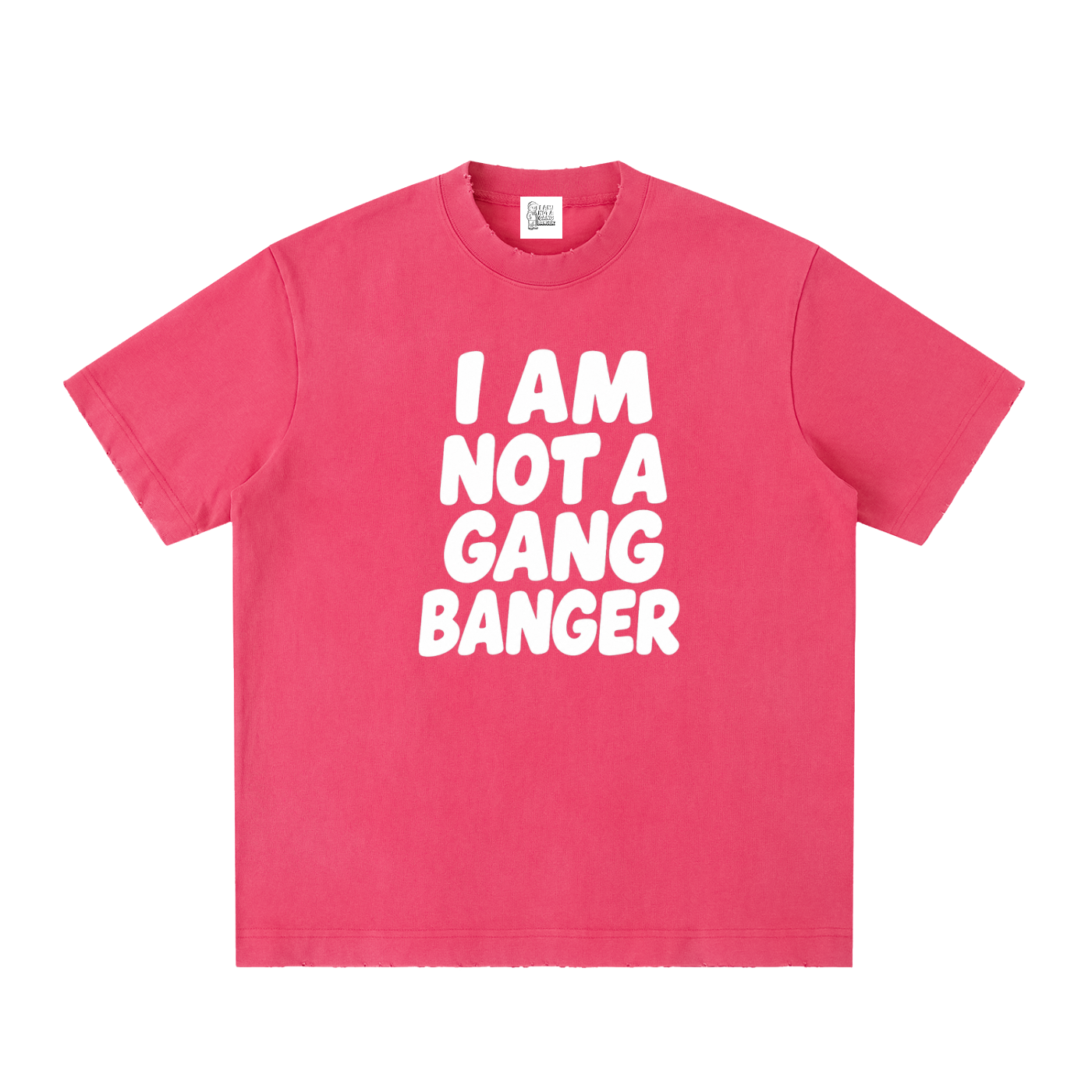 Heavyweight Vintage Washed Frayed T-Shirt