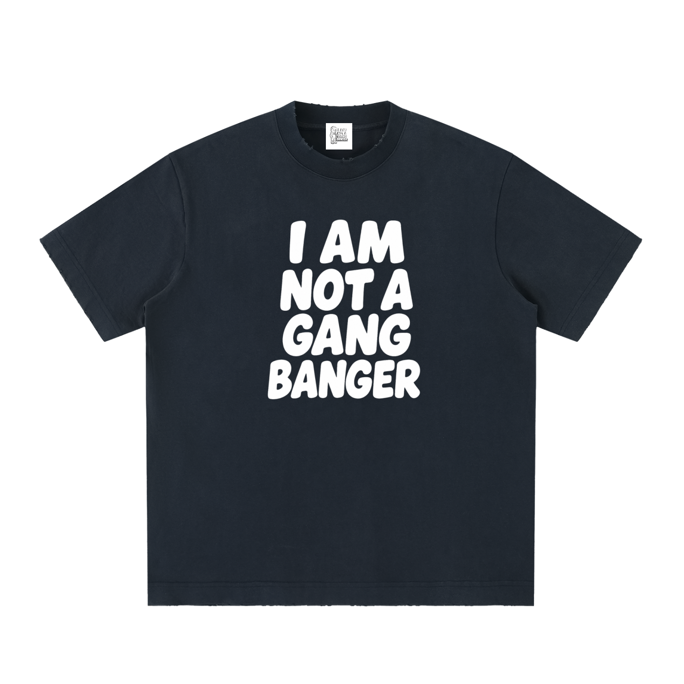 Heavyweight Vintage Washed Frayed T-Shirt