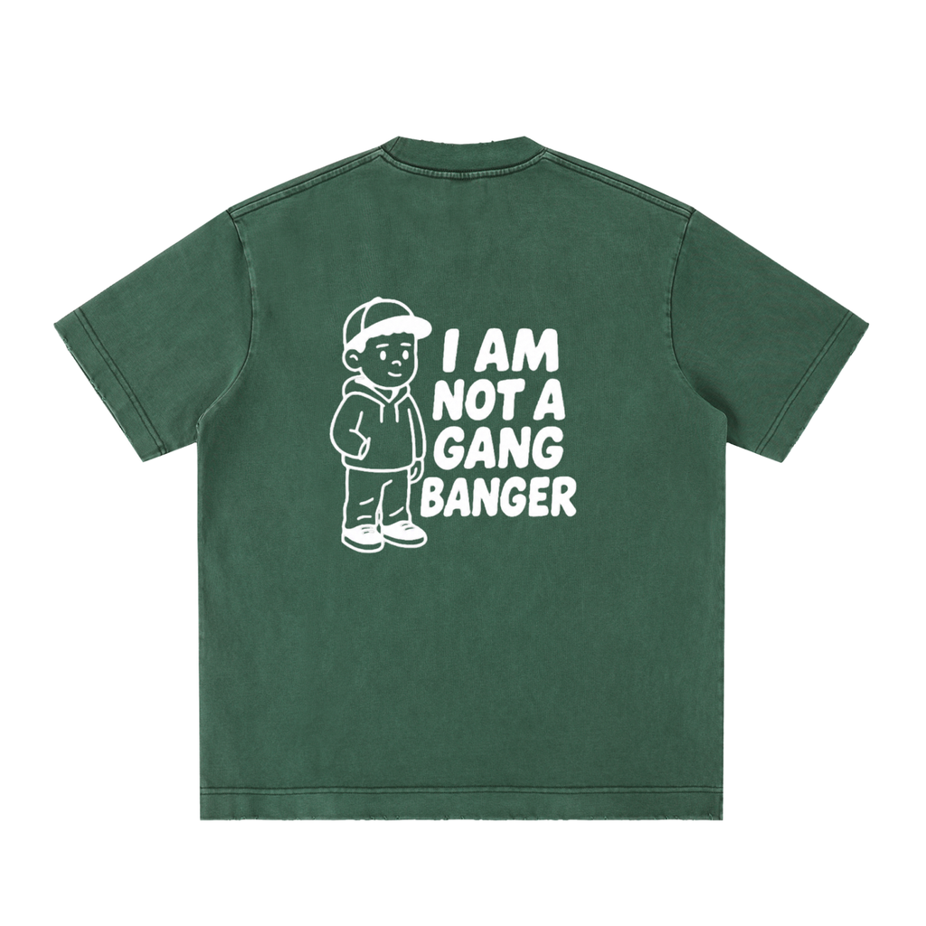 Heavyweight Vintage Washed Frayed T-Shirt