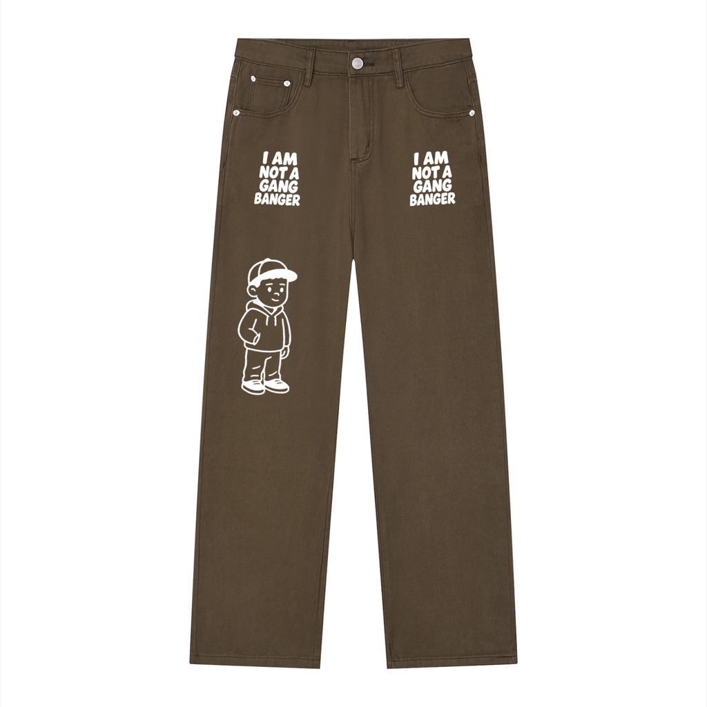 Men’s Vintage Wash Straight Leg Jeans